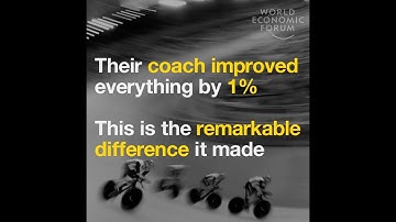 Their coach improved everything by 1%  This is the remarkable difference it made