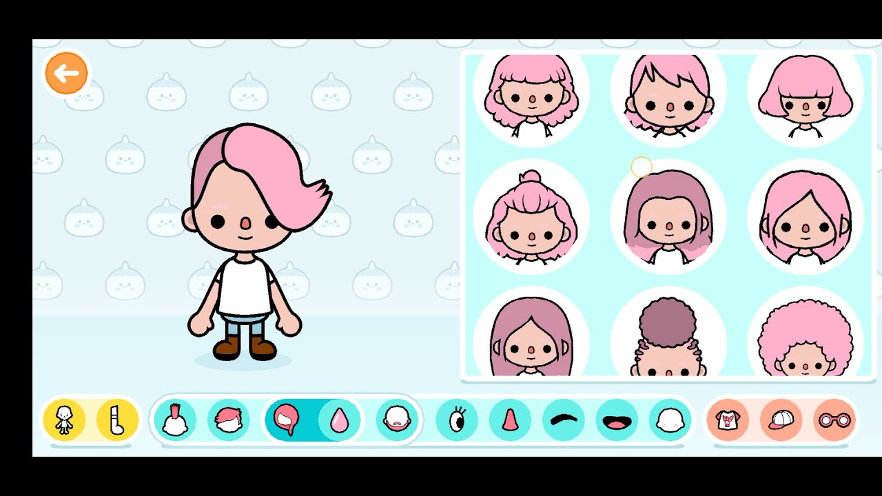 Customes by [CANDYCUTE CHANNEL ] (TOCA WORLD HAPPYMOD) YouTube