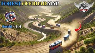 Hill offroad Map |forest Hill map mod #bussidoffroadmapmod #hillmapmod #hilloffroad #Bussid4.3.4