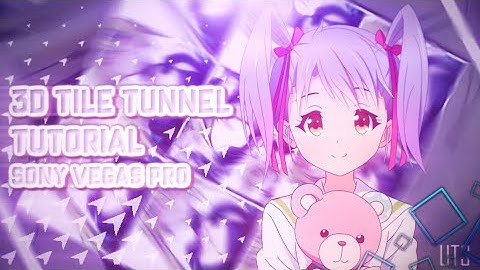 3D Tile Tunnel | Sony Vegas Pro Tutorial