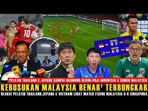 atom168 x bababet22 - 🔴LANGSUNG VIRAL‼️Reaksi Pelatih Thailand,Jepang & Vietnam Usai Malay-Singapur Terlibat Match Fixing