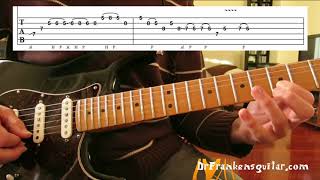 THE ALLMAN BROTHERS BAND - High Cost of living (Solo guitar lesson)