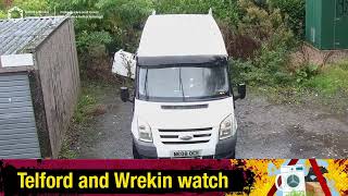 Fridge freezer dumped from back of van in Telford