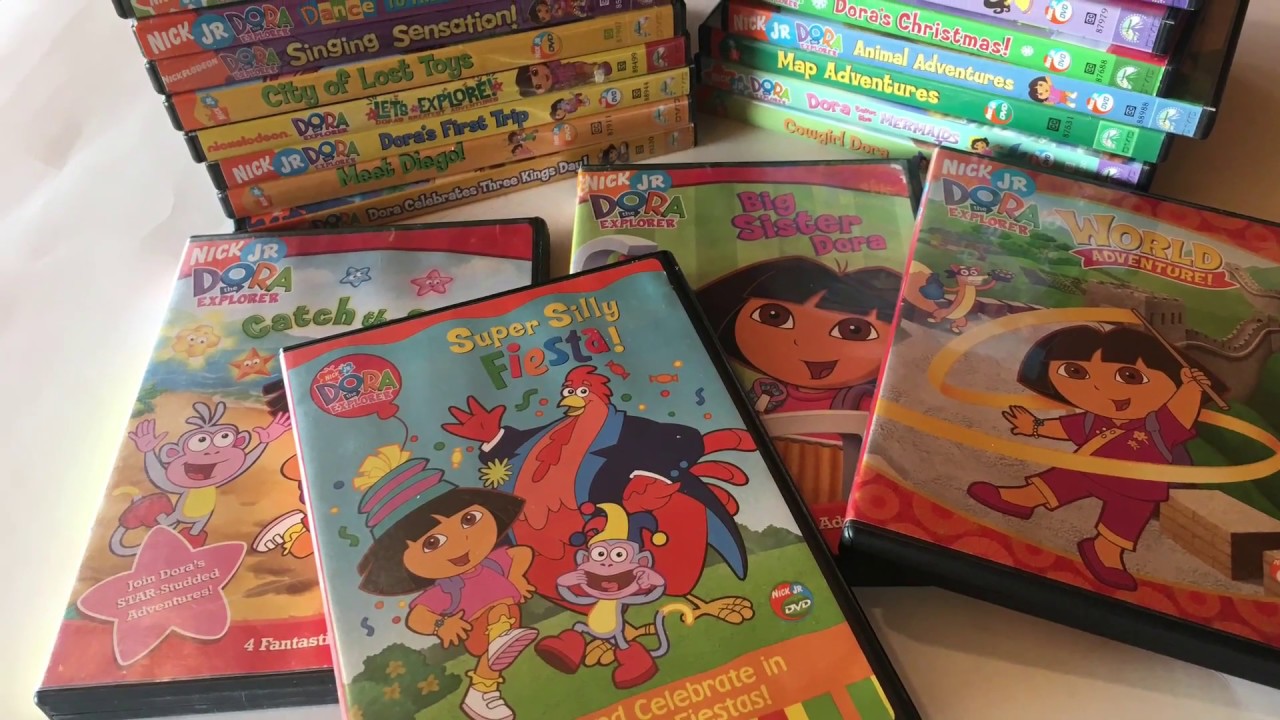 Dora The Explorer VHS DVD Collection