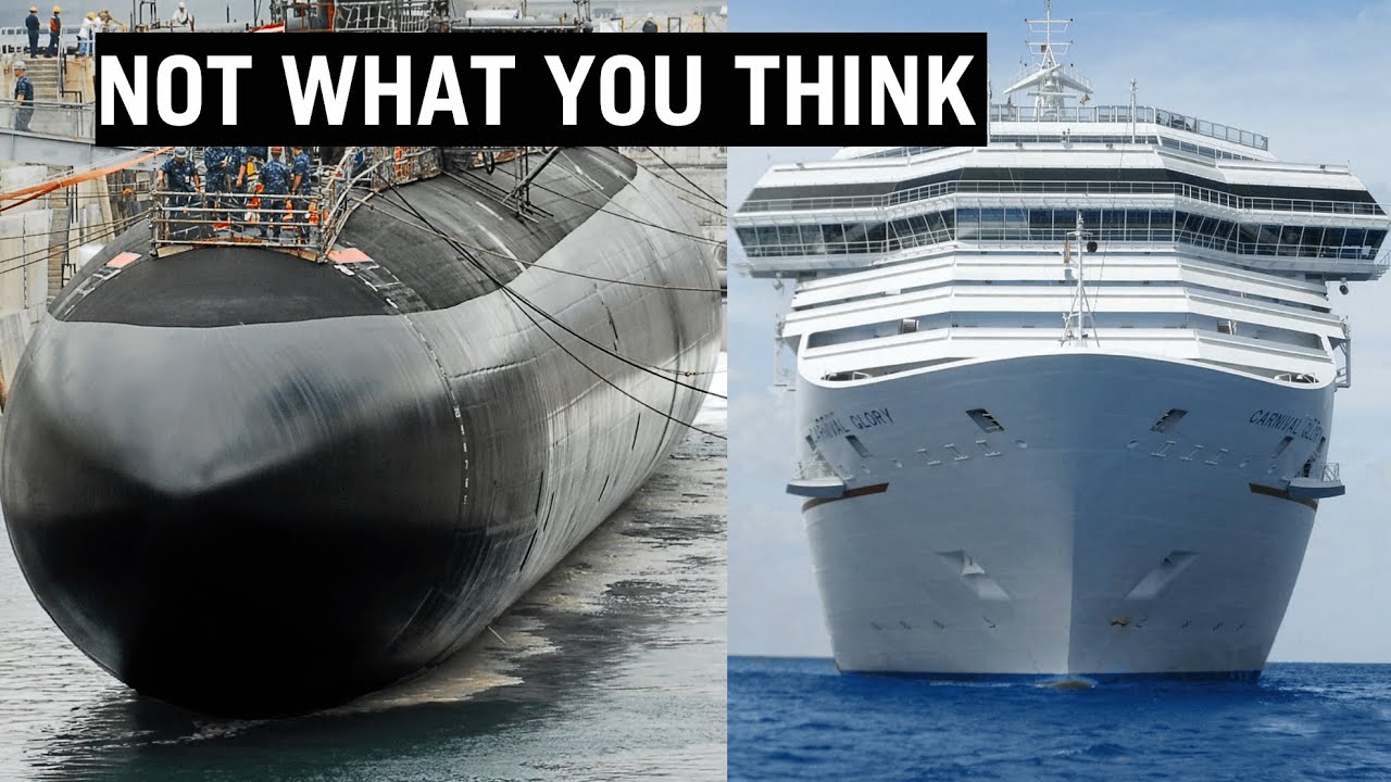 Why Are Submarines Black And Cruise Ships White?