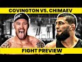 UFC 285 Khamzat CHIMAEV vs. Colby COVINGTON: who do you got? 💥🤯 Fight PREVIEW! #khamzatchimaev #UFC