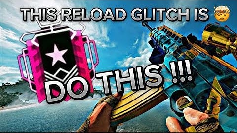NEW Reload Glitch in R6 INSTANT RELOAD !