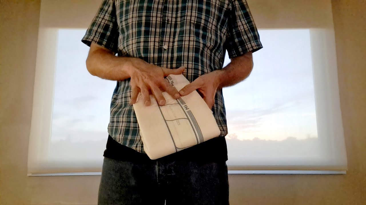 Abena M4 updated, why I don't wear them anymore, the tapes break - YouTube