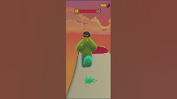 Blob Runner 3D Gameplay Walkthrough (İOS,Android) - Level 17 #Shorts