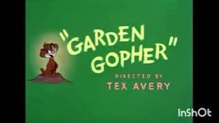 Garden Gopher (1950) HD Intro & Outro