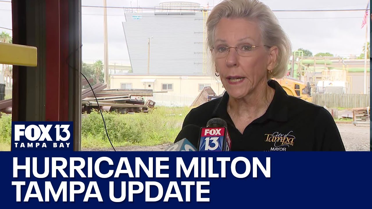 Tampa Mayor Jane Castor gives Hurricane Milton update - YouTube