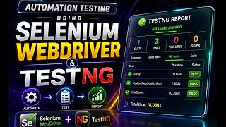 Selenium WebDriver + TestNG | Automation Testing with Java | Generate TestNG Reports