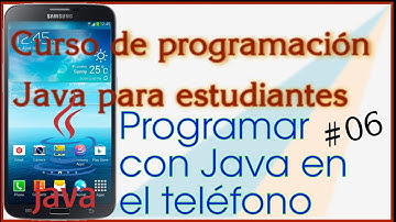 Programar en java en el teléfono