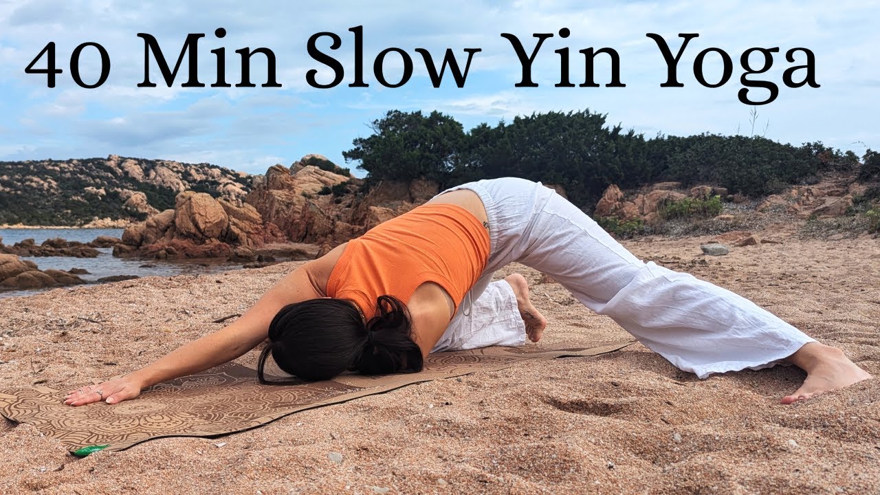 40 Min Slow Deep Yin Yoga Stretch | Release Tension Nourish Your Body ...