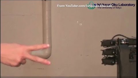 Robot plays rock, paper, scissors?