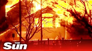 Wildfires rage in Colorado as evacuation continues