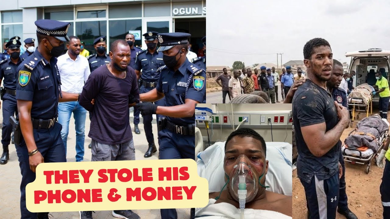 Уличный мальчишка украл телефон Энтони Джошуа после ДТП, водитель предстанет перед судом в Нигерии.