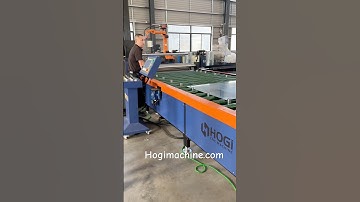 HOGI Automated metal plate rolling production line for stainless steel galvanized cylinders duct