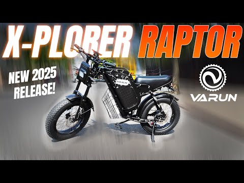 This Moped Style E-bike is VERY IMPRESSIVE for under $1200! Varun X-Plorer Raptor Full Review