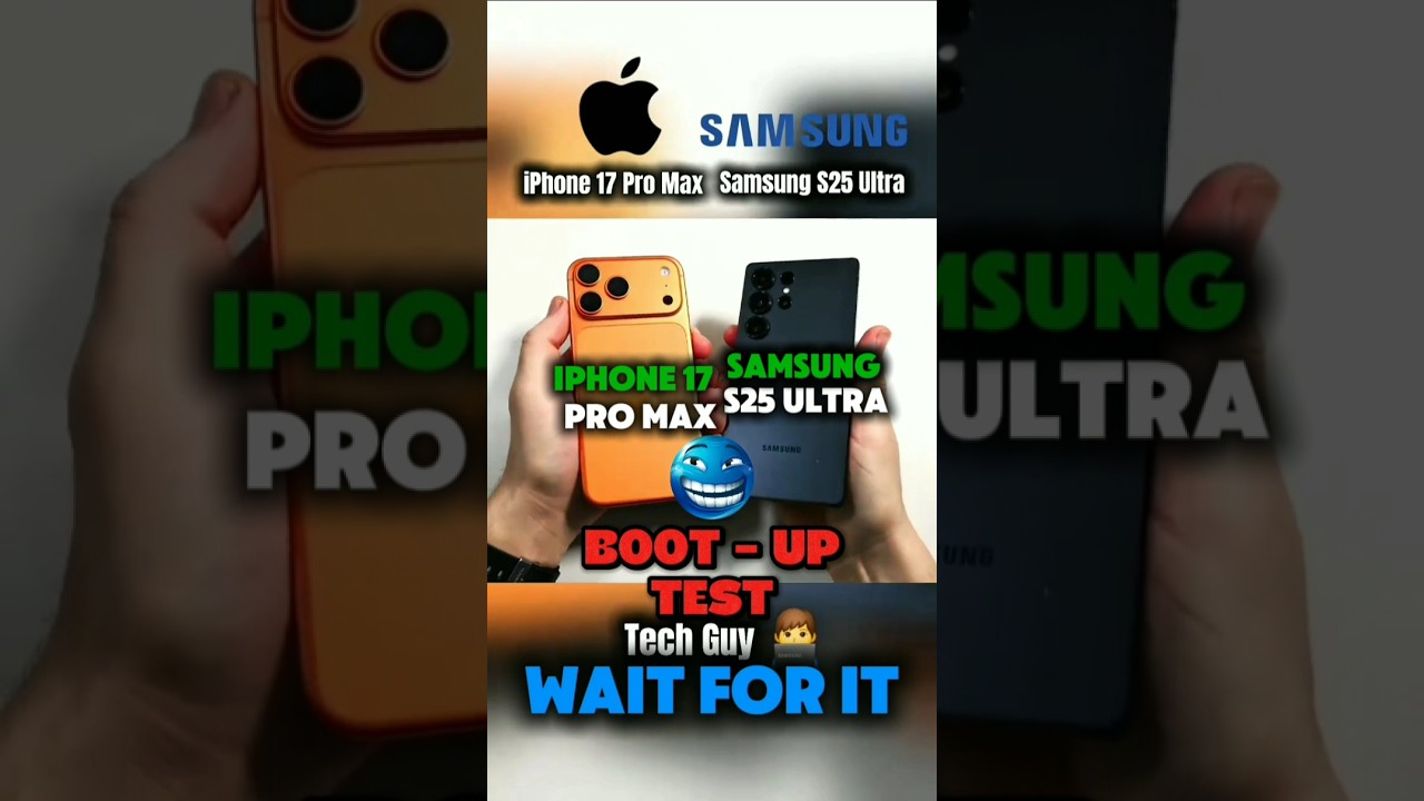 🔥 iPhone 17 Pro Max vs Samsung S25 Ultra ⚡ INSANE Speed Test 😱 