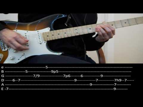 CHON - Splash intro + riff (slow + tabs)