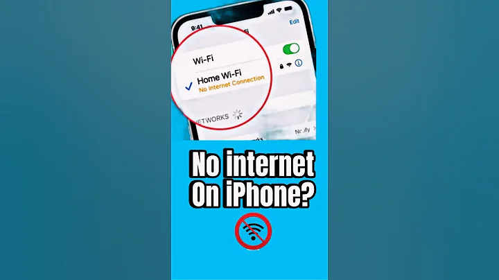 How to solve no internet problems in iPhone WiFi network?
