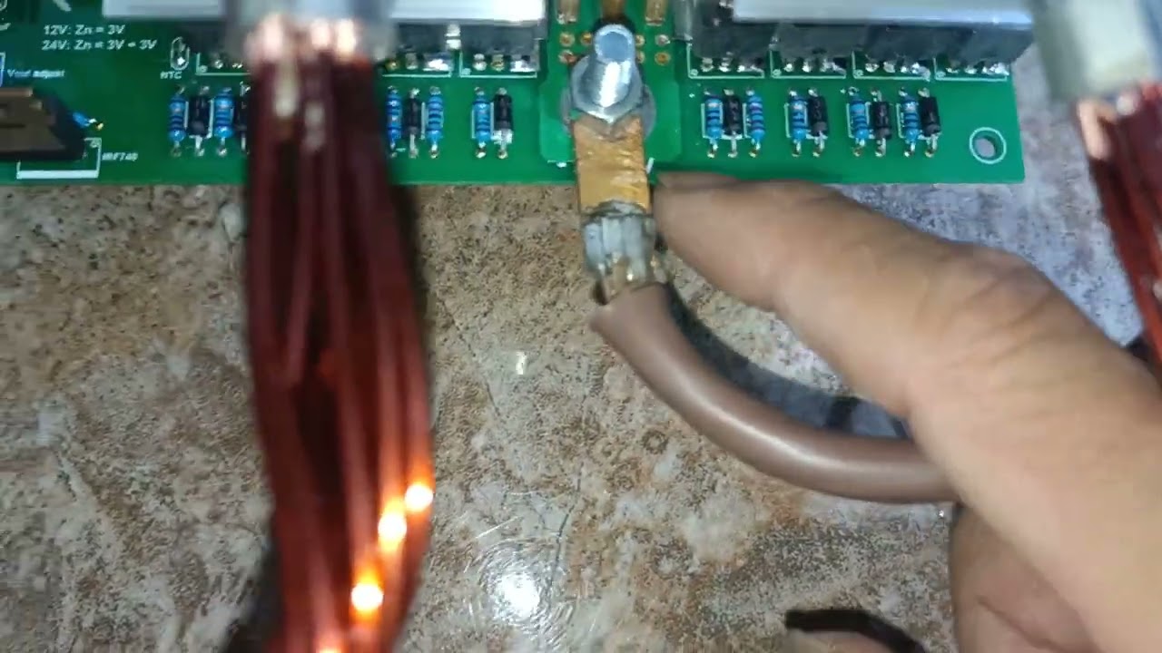 Hướng dẫn ráp mạch inverter Sine chuẩn 24v2kw