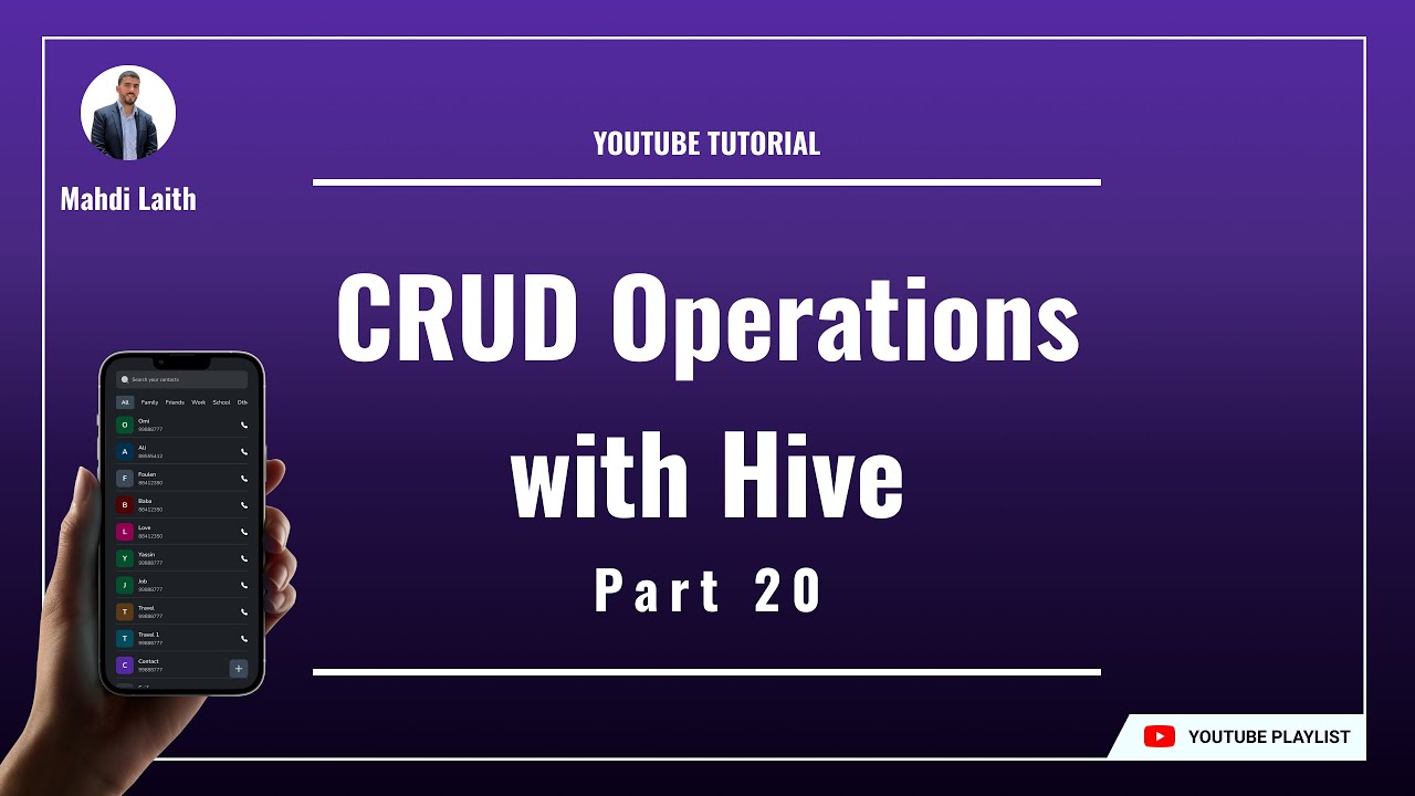 #Part 20 — Display Dynamic Contact List from Hive Database - YouTube