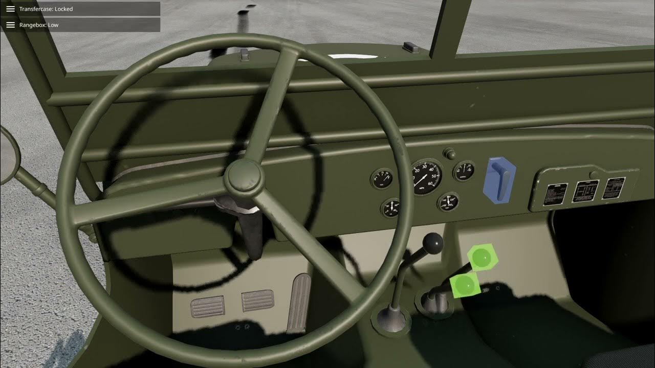 [BeamNG] Gavril GPV Expansion mod interactive cockpit, animated