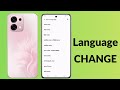 oppo a6 language settings | how to change language in oppo a6 5g