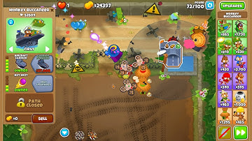 BTD6 - Firing Range - CHIMPS Guide (Unedited Version)