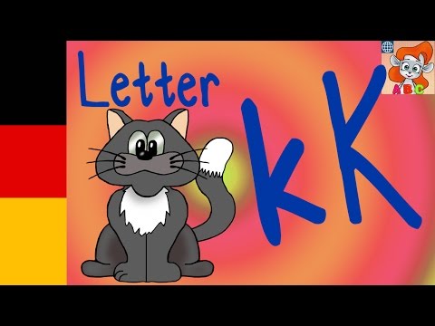 German ABC For Kids - Learn The K-Song With Lyrics