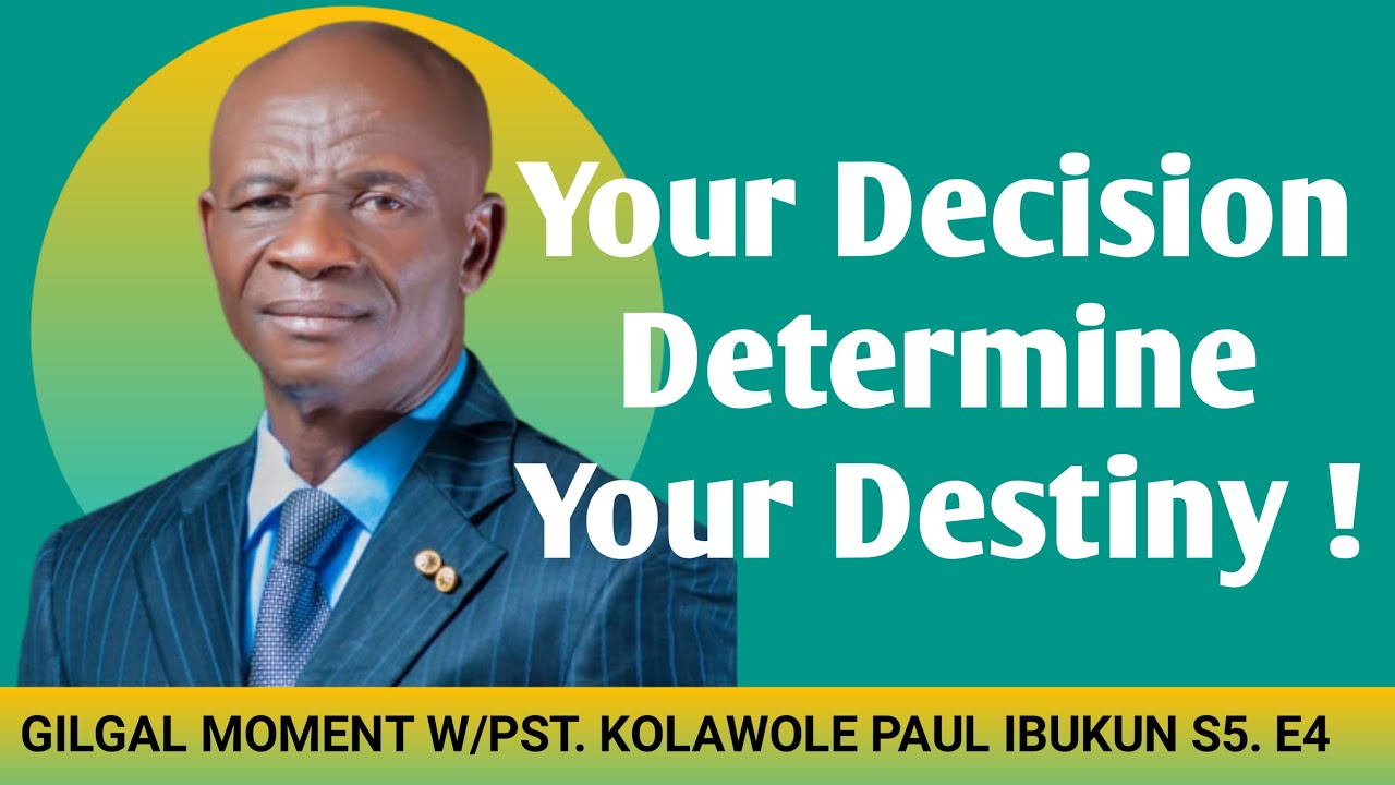 Your Decision Determine Your Destiny - YouTube