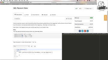 小Q刷Leetcode第28期 383