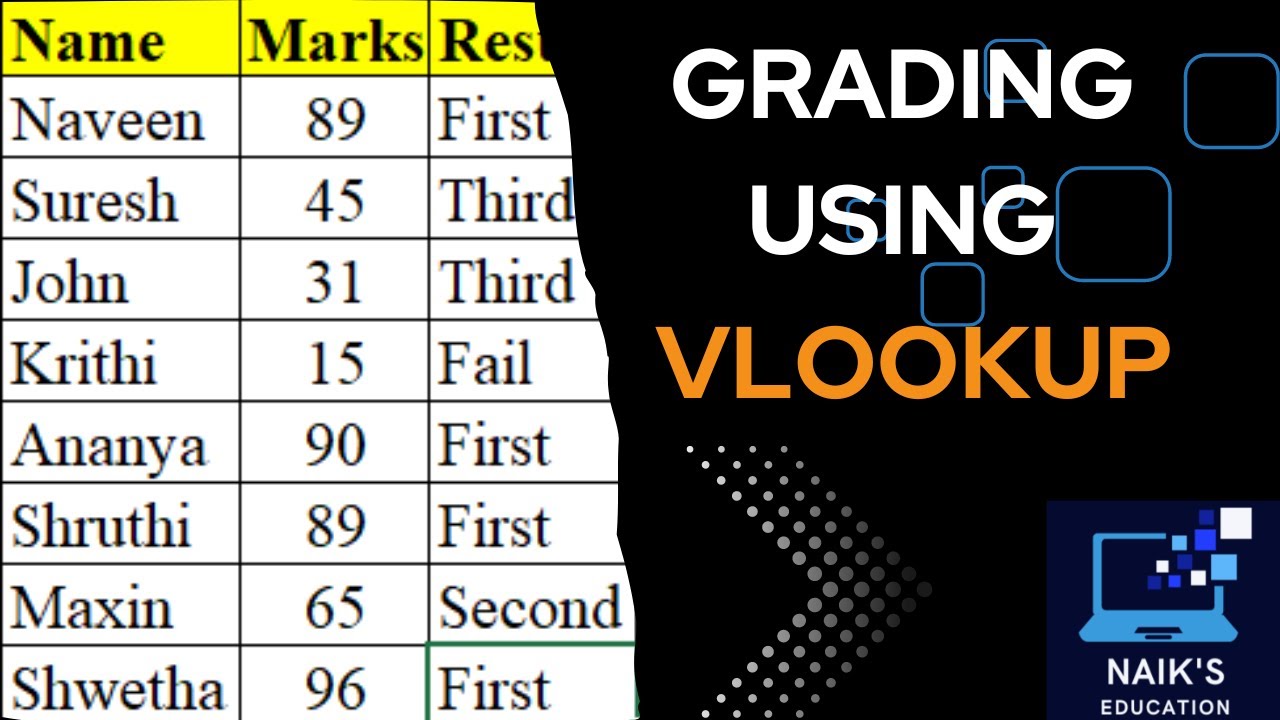 Vlookup For Grading Marks In Excel Excel In Kannada YouTube Vlookup For Grading Marks In Excel Excel In Kannada YouTube
