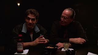 Sopranos Quote, Chrissy: Why would Pussy run? He's out of breath lifting his dick out to take a leak