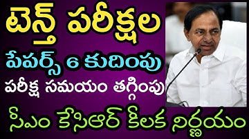 TS Inter 10th(SSC) Exams Date 2021 New Updates | Telangana SSC 2021 Exams | TS Inter 2021 exams |KCR