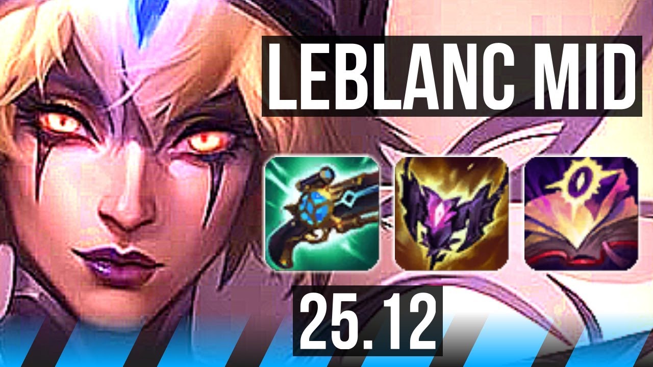 LEBLANC vs VIKTOR (MID) | 8/1/7 | KR Challenger | 25.12