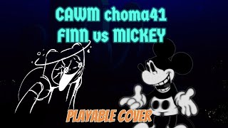 FNF cawm remix FINN vs MICKEY (playable) Special 100 subscribers video part 1/2
