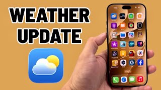 NEW Weather App Updates (iOS 27) Guide