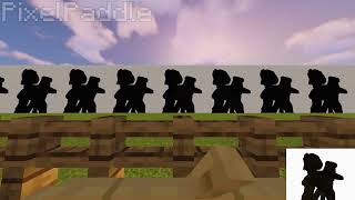 Bad Apple!! - Full Version but it's Minecraft Map Art Animation