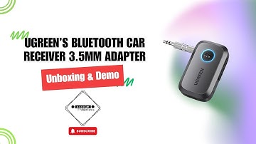 UGreen Bluetooth Car Adapter Audio Unboxing & Demo