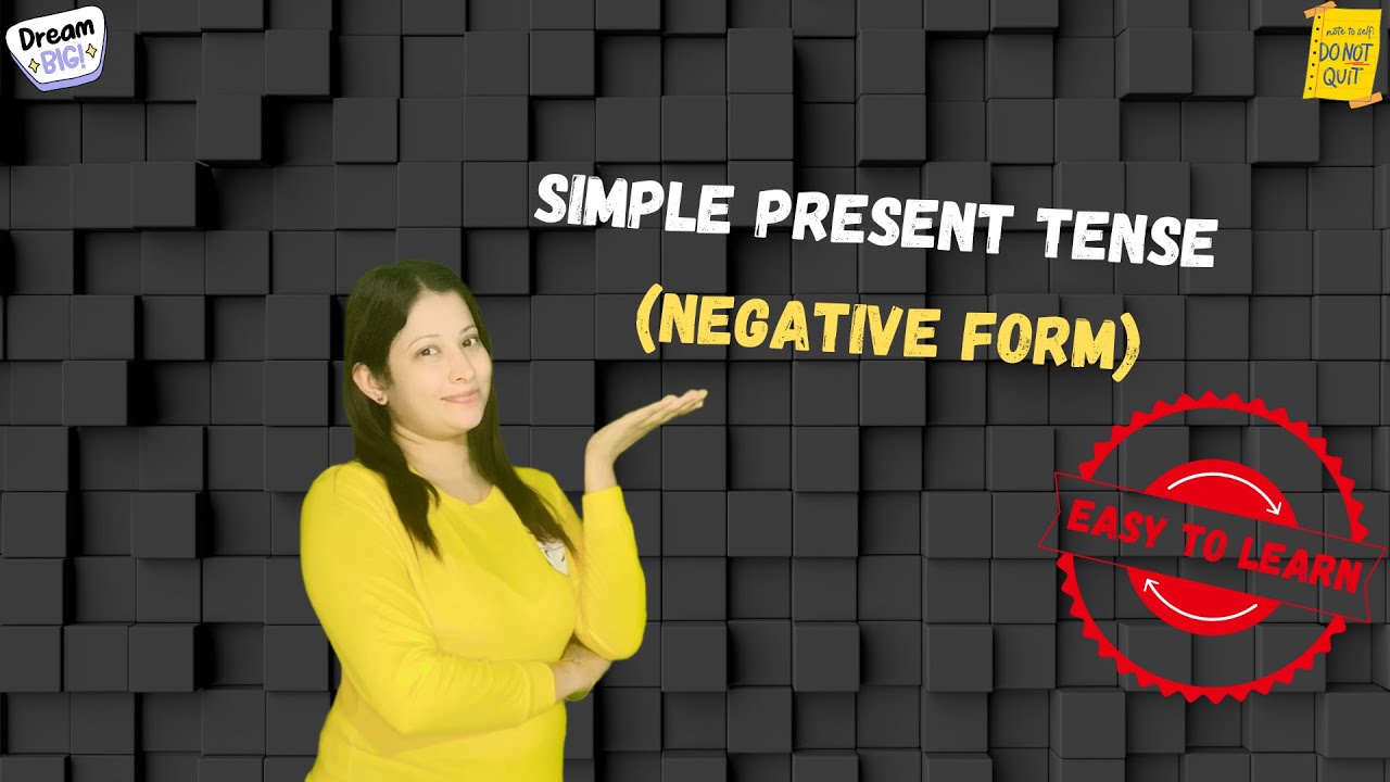 Simple Present Tense (negative Form)