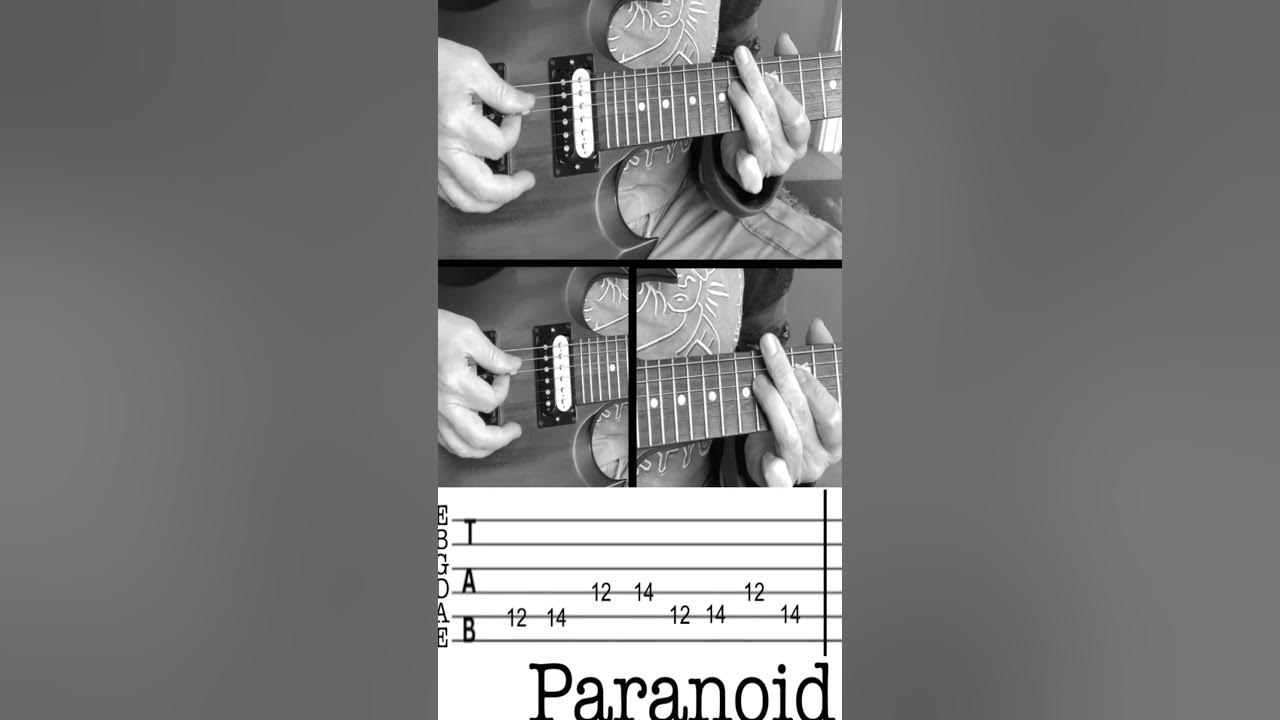 paranoid guitar tab easy black sabbath guitar lesson paranoid guitar tab easy black sabbath guitar lesson