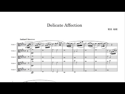 "Delicate Affection" from "聖剣伝説 3" for Viola Quintet
