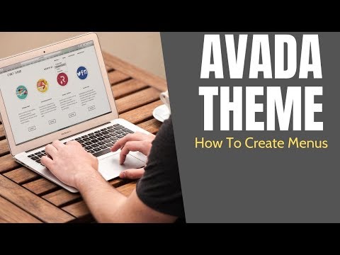 Avada Theme | Creating Your Menu
