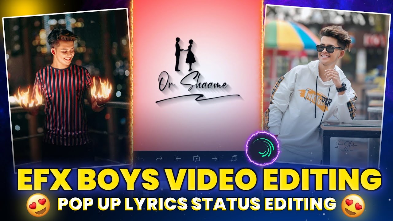 New Song Beat Sync & Efx Status Video Editing Alight Motion | trending lyrics status video editing