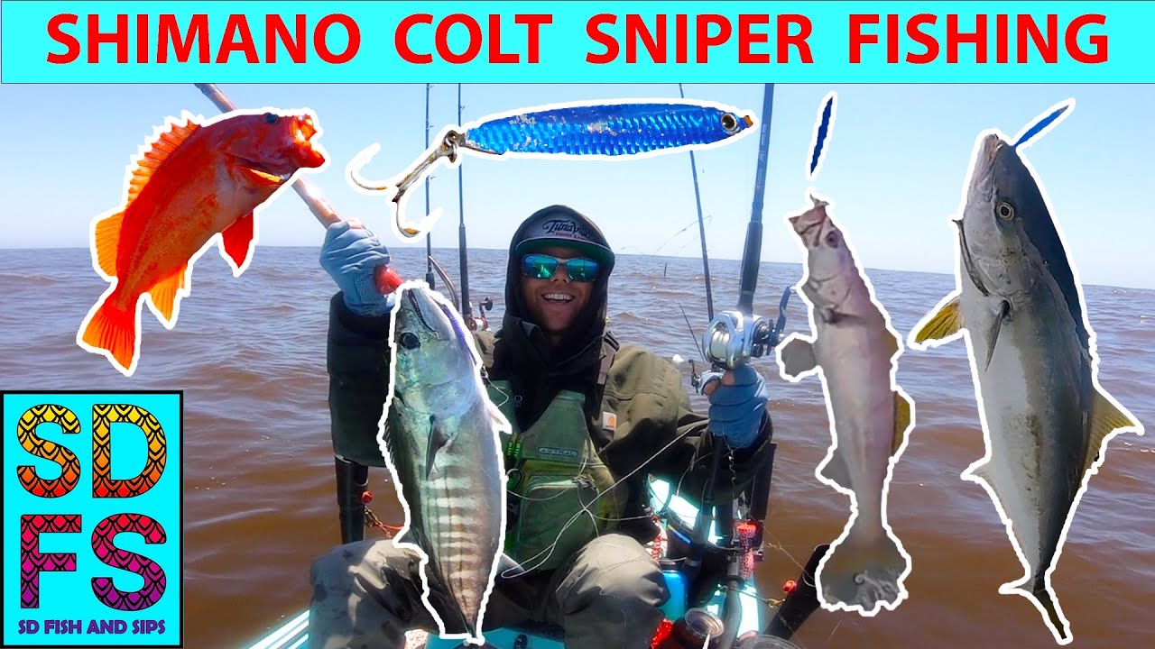 FISHING SHIMANO COLTSNIPER How to CATCH Inshore California Saltwater Fish  Using Lures - Part 4 of 6 