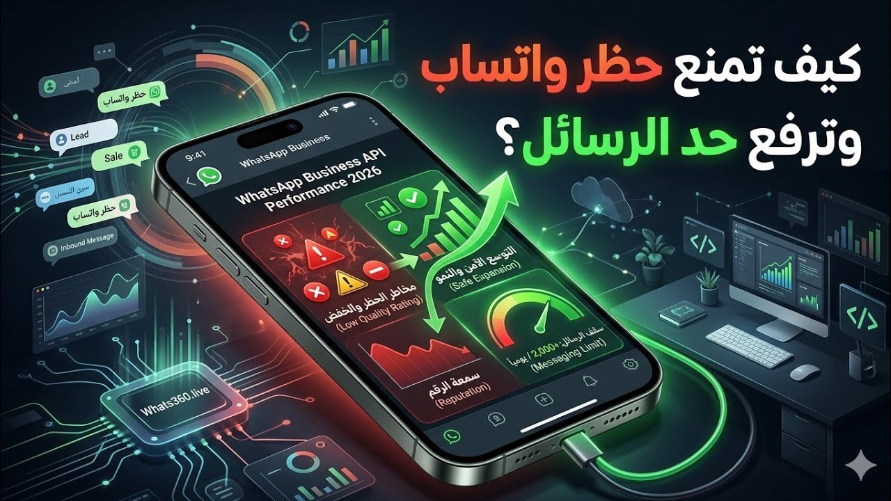 أسباب حظر واتساب للأعمال 2026: السر الحقيقي لرفع حد الرسائل