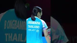 How was that saved!? #shorts #badminton #BWF